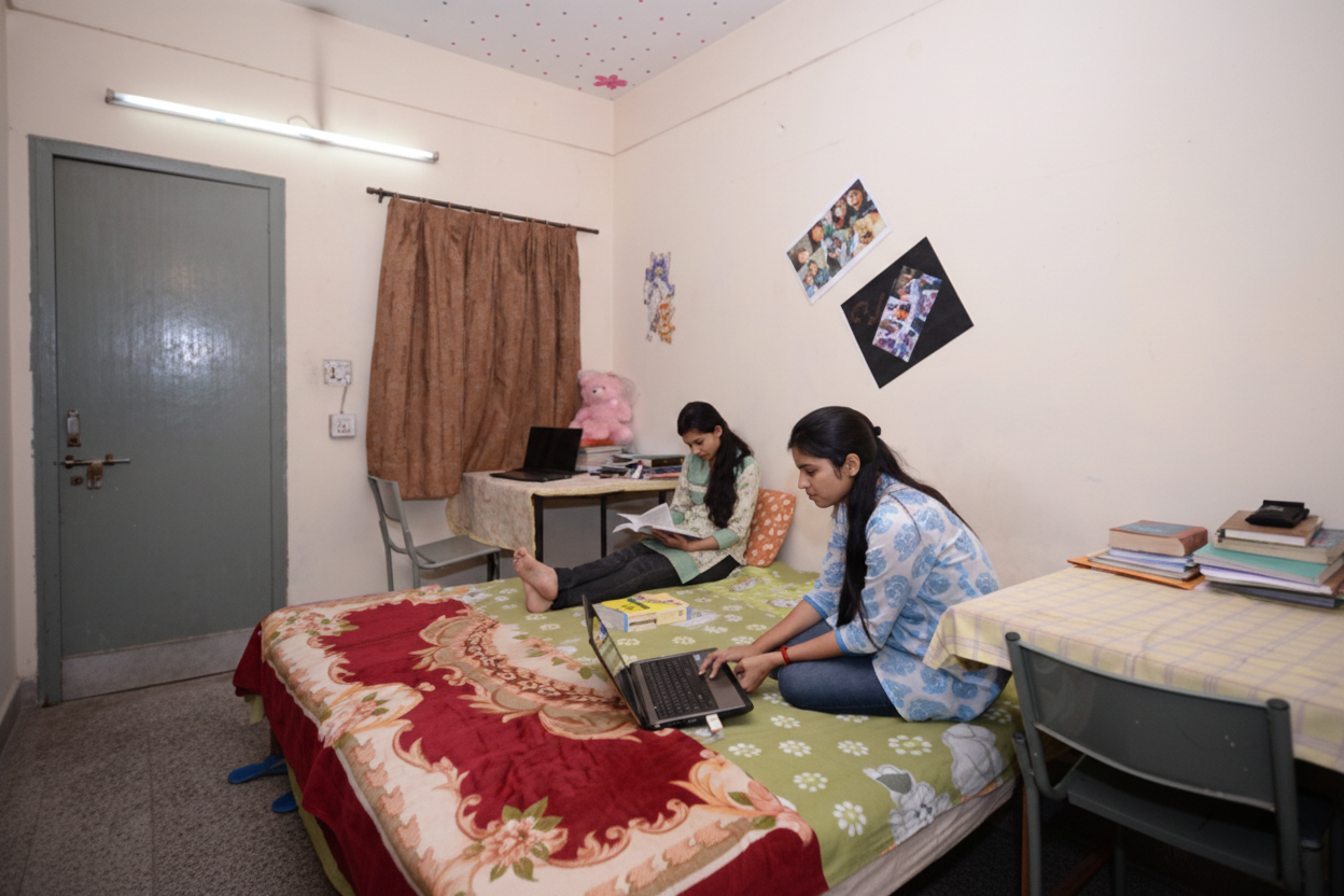 Hostel Room Interior