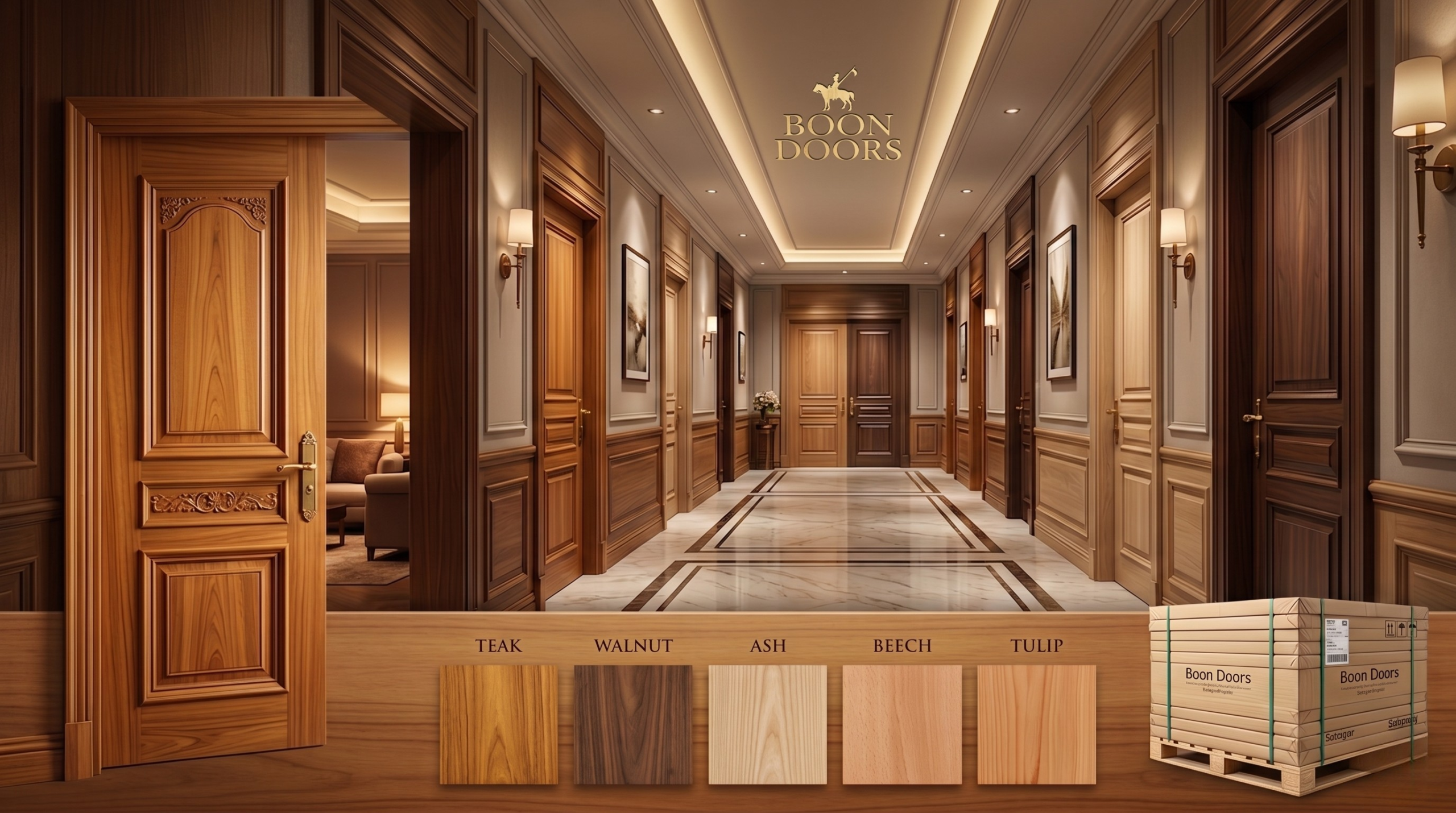 Custom Commercial Wood Doors Jodhpur