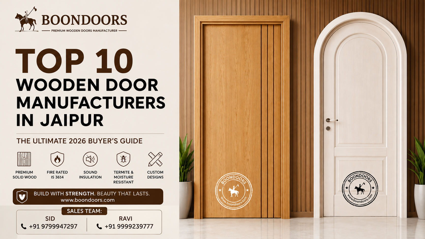 Wooden Door Manufacturers in Jaipur