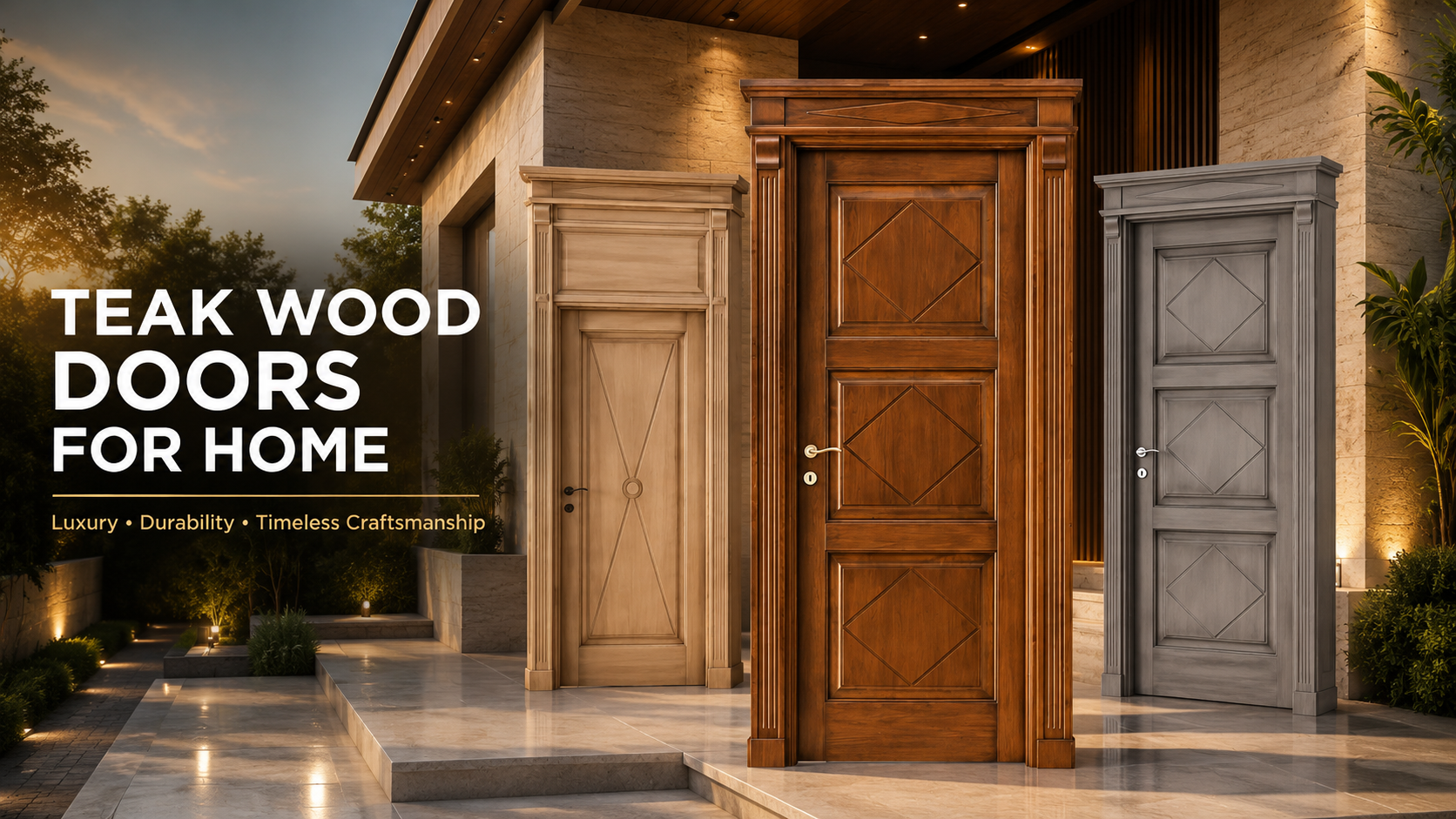 Teak Wood Doors for Home Best Luxury Exterior Designs Guide