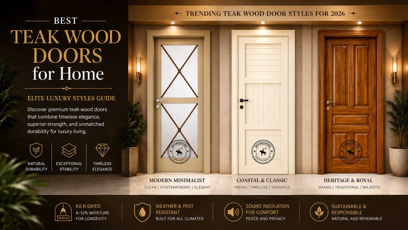 teak wood doors for home