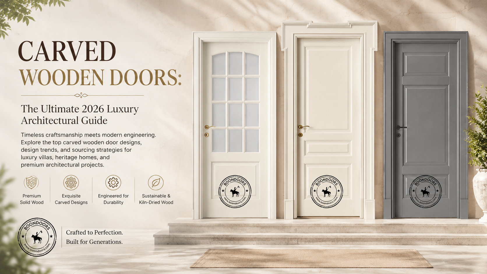 Carved Wooden Doors: The Ultimate 2026 Luxury Architectural Guide
