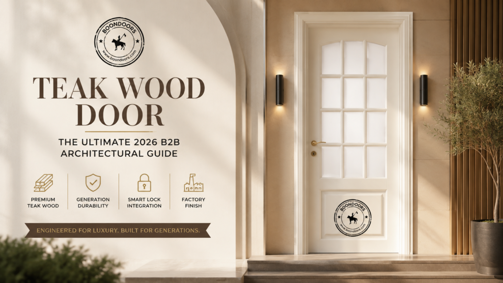 Teak Wood Door The Ultimate 2026 B2B Architectural Guide
