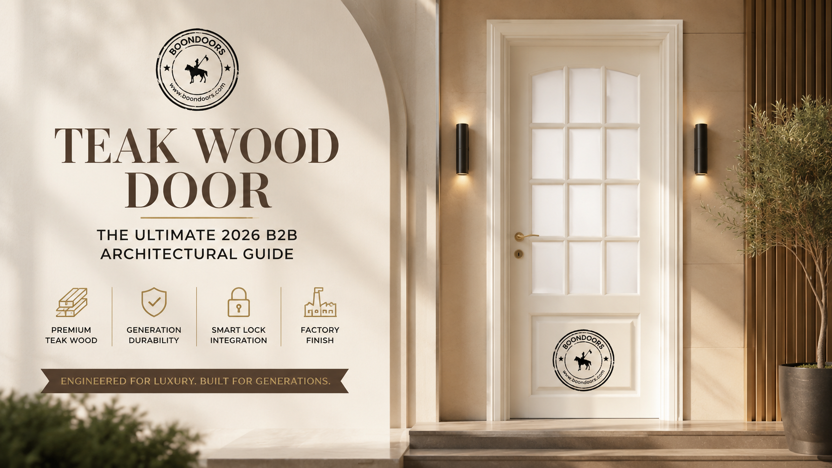 Teak Wood Door The Ultimate 2026 B2B Architectural Guide